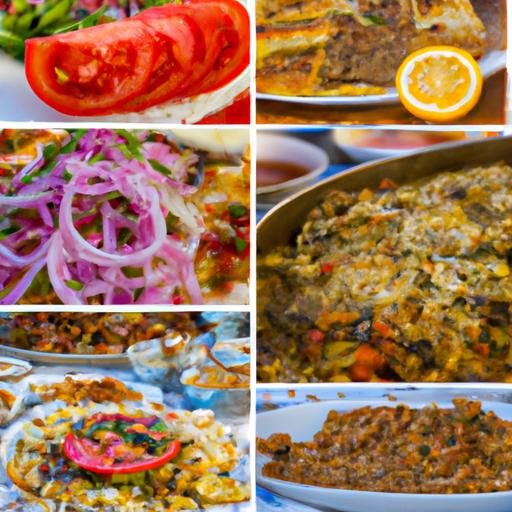 Delve into the key elements of Turkish food culture through a visual feast of flavors and ingredients.